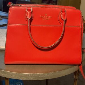 Kate Spade Vibrant Red Satchel